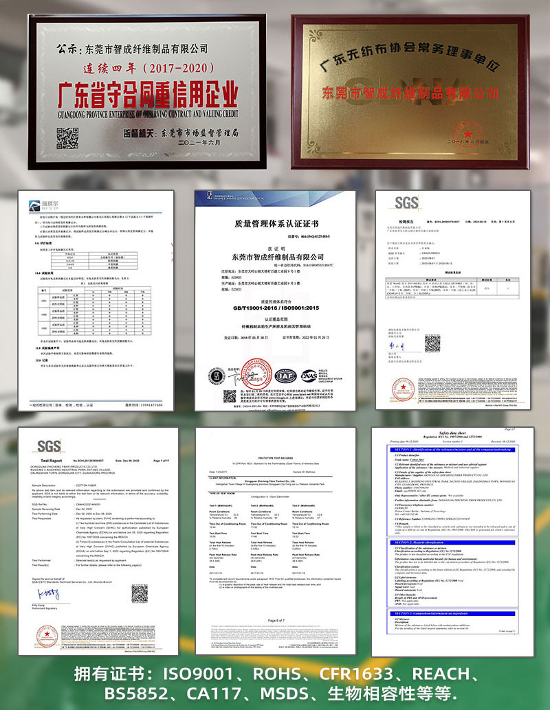 咖啡機(jī)濾芯過(guò)濾棉廠家資質(zhì)證書(shū)